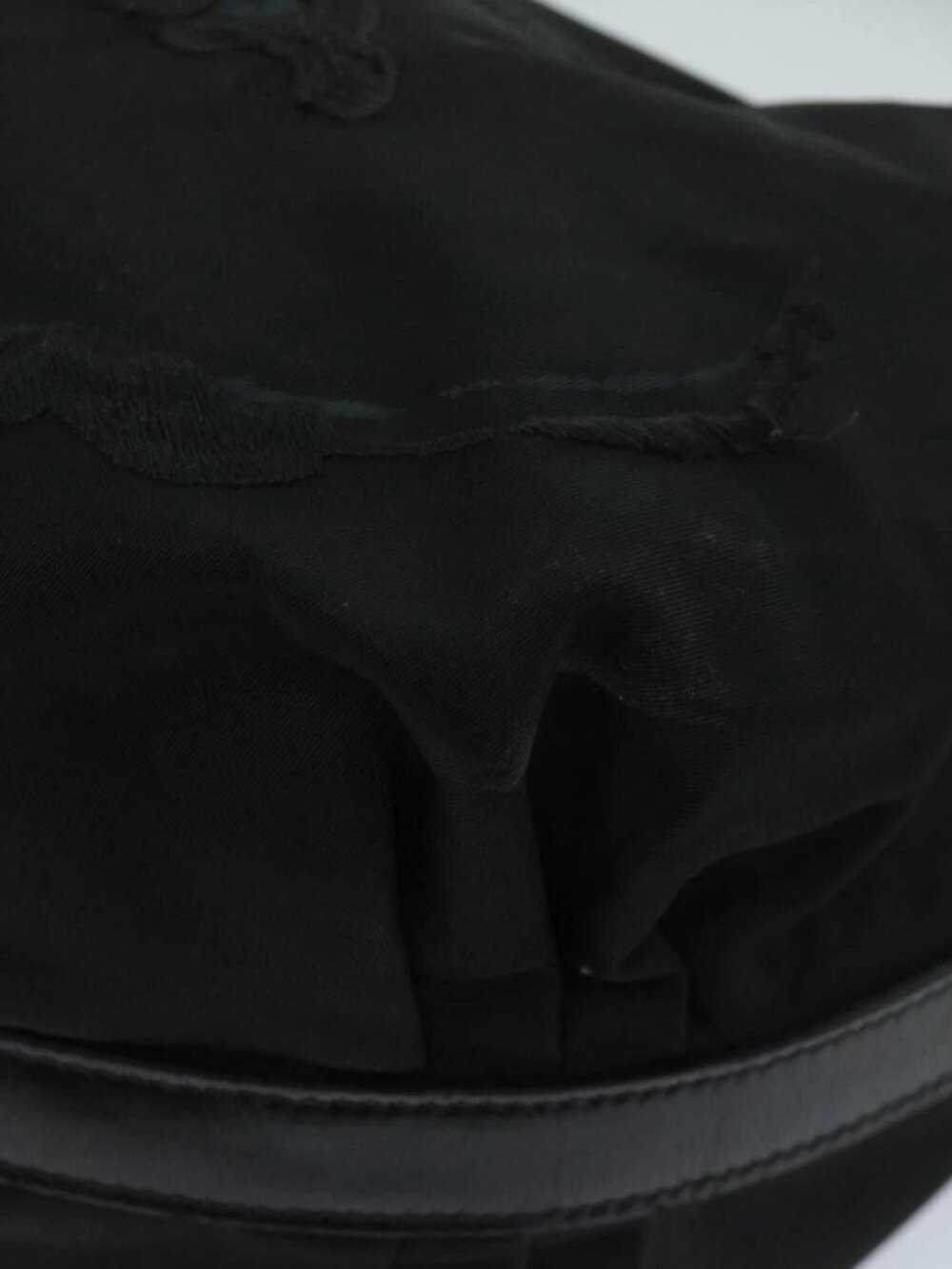 PRADA Shoulder Bag Nylon Black Auth - Picture 4 of 16